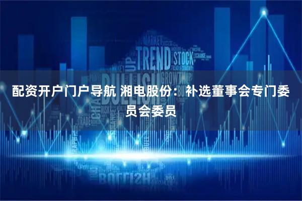 配资开户门户导航 湘电股份：补选董事会专门委员会委员