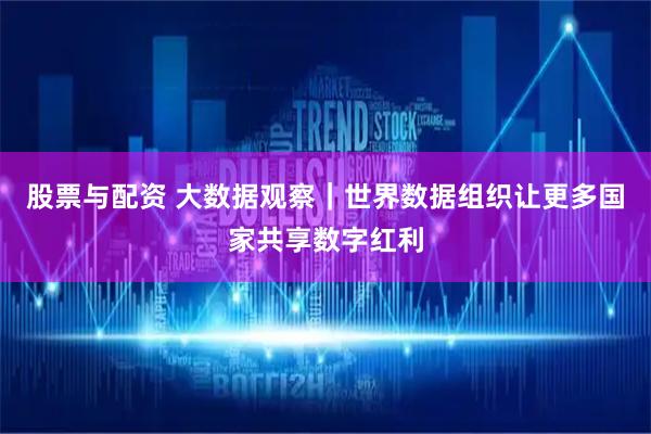 股票与配资 大数据观察｜世界数据组织让更多国家共享数字红利